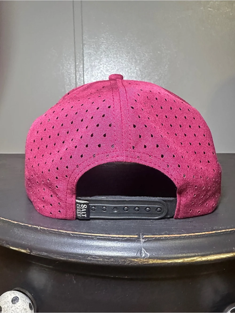 Salt Creek Maroon Five-Panel Cap Men’s Gulf Shores Hat Snapback